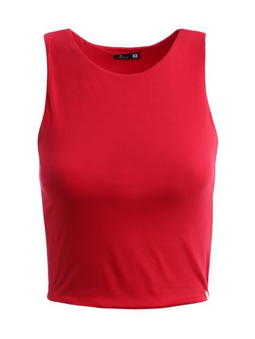 Blusa Cropped Autentique Feminina VERMELHO