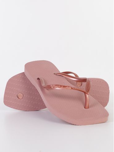 Chinelo Slim Square Havaianas Feminino ROSA