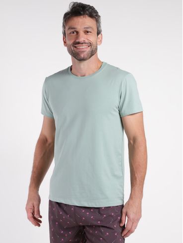 Camiseta Básica Masculina VERDE