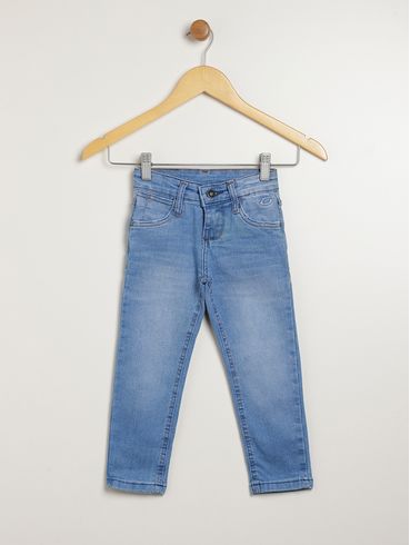 Calça Jeans Infantil Para Menino - AZUL