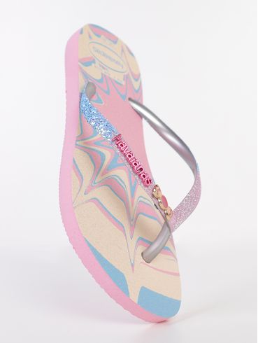 Chinelo Havaianas Infantil Para Menina - ROSA