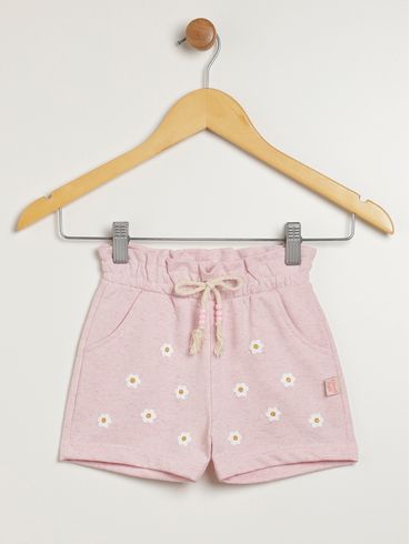 Short Infantil Para Menina - ROSA CLARO