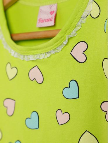 Blusa Regata Infantil Para Menina - VERDE