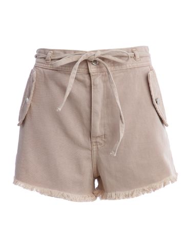 Short Sarja Feminino BEGE