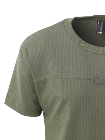 Camiseta Oversized Manga Curta Masculina VERDE