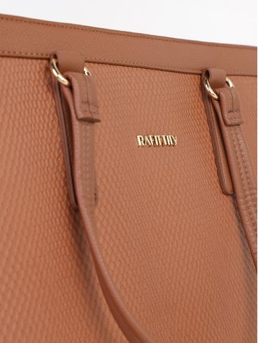 Bolsa Clássica Tote Rafitthy Feminina CARAMELO