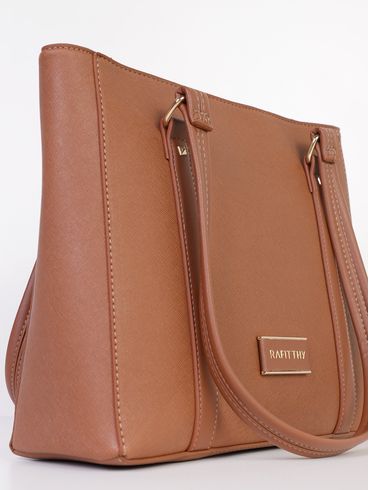 Bolsa Tote Rafitthy Feminina MARROM