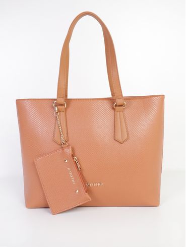 Bolsa Tote Com Necessaire Rafitthy Feminina CARAMELO