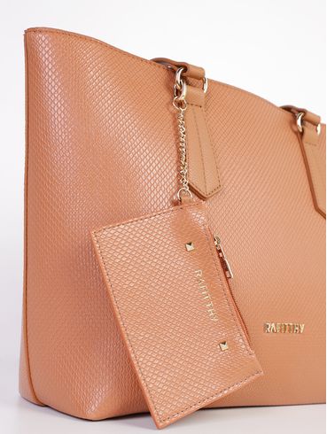 Bolsa Tote Com Necessaire Rafitthy Feminina CARAMELO