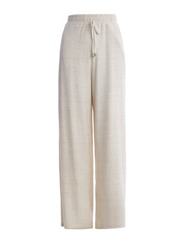 Calça Pantalona Auentique Feminina NATURAL