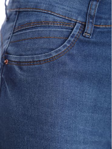 Calça Jeans Cigarrete Pisom Feminina AZUL