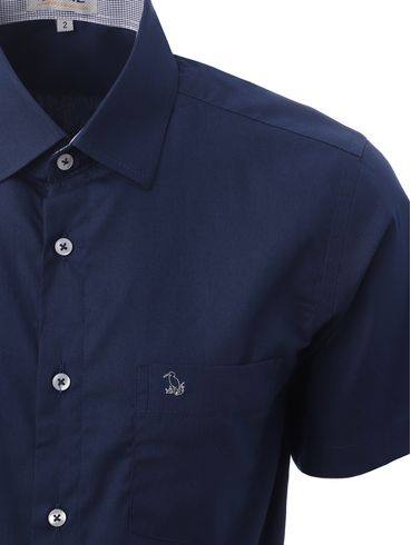 Camisa Manga Curta Comfort Masculina MARINHO