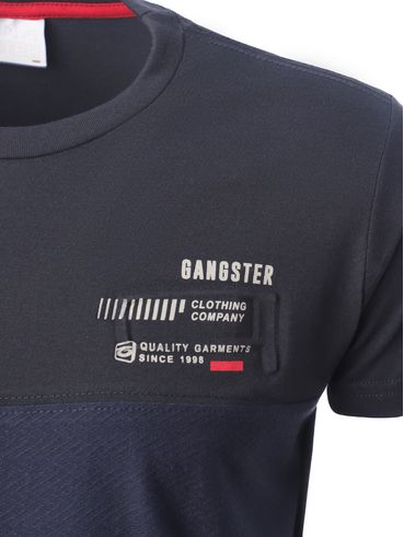 Camiseta Manga Curta Gangster Masculina MARINHO