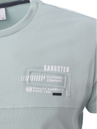 Camiseta Manga Curta Gangster Masculina VERDE