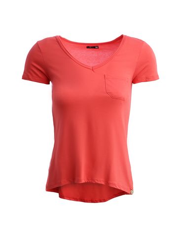 Blusa Manga Curta Autentique Feminina LARANJA