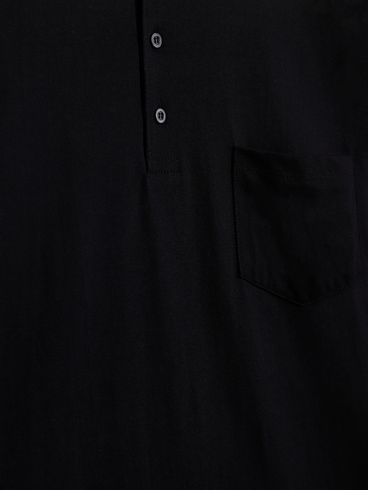 Polo Manga Curta Plus Size Masculina PRETO