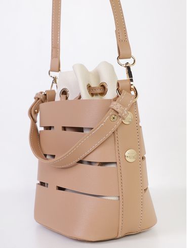 Bolsa Bucket Gash Feminina NUDE