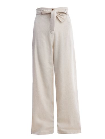 Calça Wide Leg Clochoard Autentique Feminina NATURAL