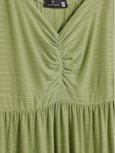 Vestido Longo Autentique Plus Size Feminino VERDE