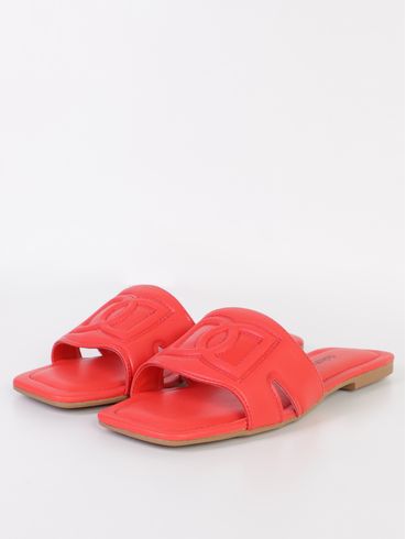 Rasteira Slide Dakota Feminina VERMELHO