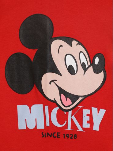 Camiseta Regata Mickey Mouse Infantil Para Menino- VERMELHO