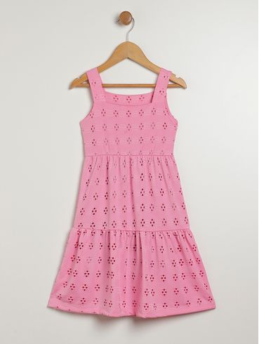 Vestido Juvenil Para Menina - ROSA