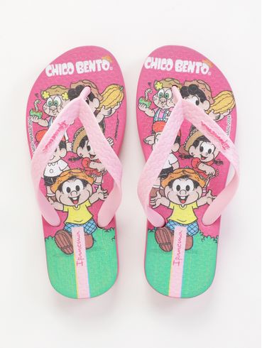 Chinelo Chico Bento Ipanema Infantil Para Menina - ROSA