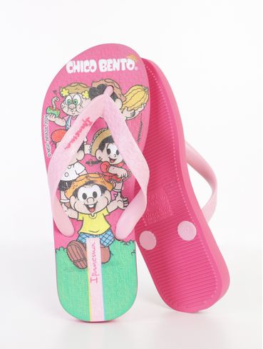 Chinelo Chico Bento Ipanema Infantil Para Menina - ROSA