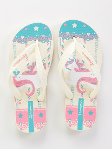 Chinelo Fantasia Ipanema Infantil Para Menina - BEGE