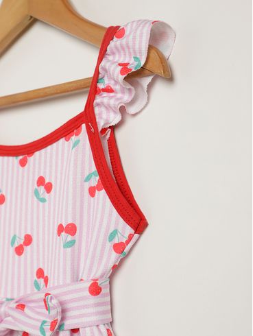 Vestido Infantil Para Menina - ROSA CLARO