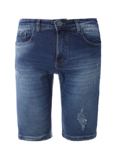 Bermuda Jeans Gangster Masculina AZUL