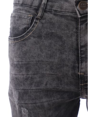 Bermuda Jeans Masculina PRETO