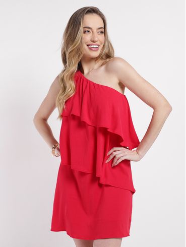 Vestido Autentique Feminino VERMELHO