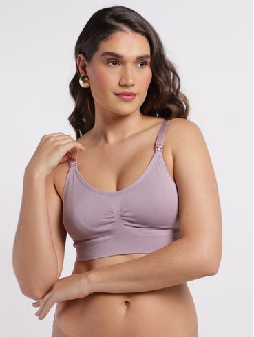 Sutiã de Amamentação Feminino LILAS