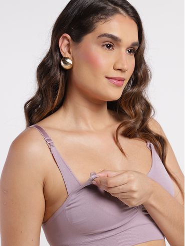 Sutiã de Amamentação Feminino LILAS