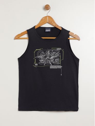Camiseta Regata Juvenil Para Menino - MARINHO
