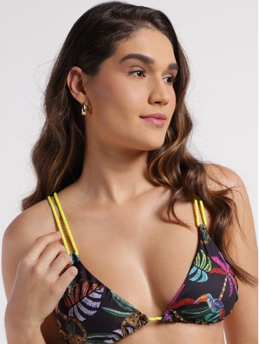 Biquíni Top Cortininha Feminino PRETO
