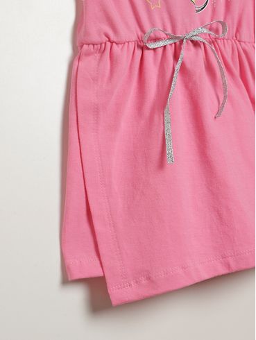 Macacão Infantil Para Menina - ROSA