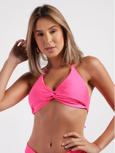 Biquíni Top Transpassado Feminino PINK
