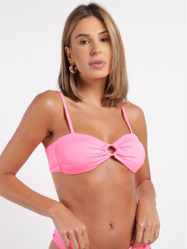 Biquíni Top Com Bojo Feminino ROSA
