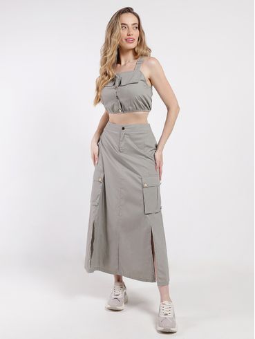 Conjunto Cargo Eagle Rock Feminino CINZA