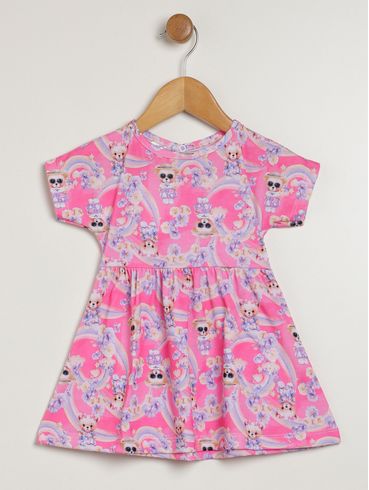Vestido Infantil Para Bebê - PINK