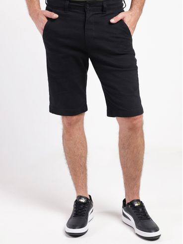 Bermuda Sarja Masculina PRETO