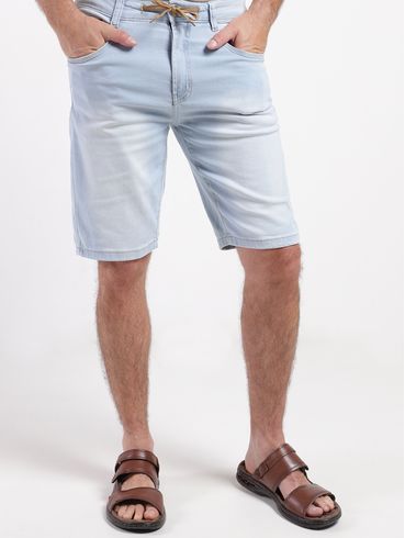 Bermuda Jeans Masculina AZUL