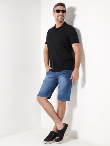 Bermuda Jeans Masculina AZUL