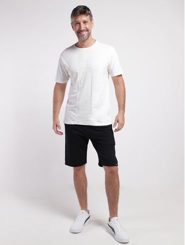 Bermuda Moletinho Masculina PRETO