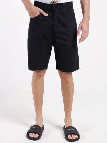 Bermuda Sarja Masculina PRETO