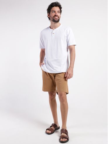 Bermuda Sarja Masculina CAQUI