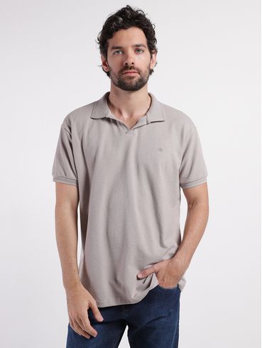 Polo Manga Curta Dixie Masculina CINZA