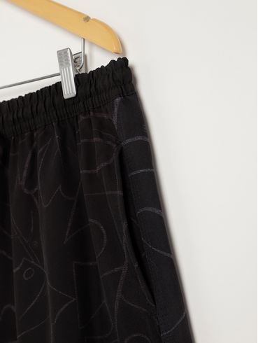 Bermuda Gangster Plus Size Masculina PRETO